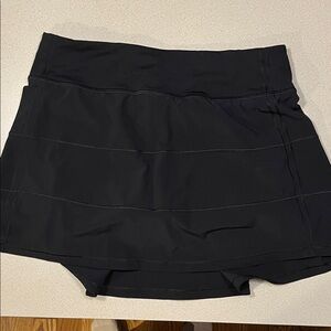 Lululemon Athletica Black Pleated Skort